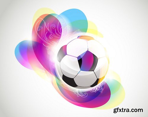 Stock Vectors - Football, soccer 3, 45xEPS