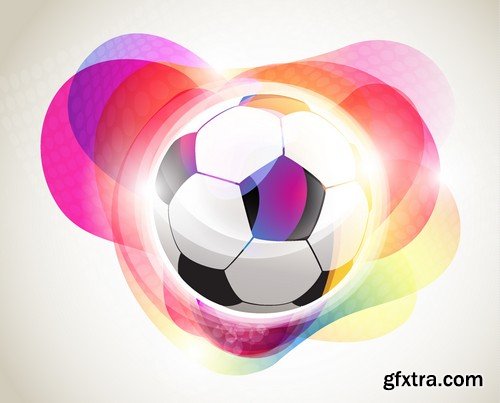 Stock Vectors - Football, soccer 3, 45xEPS