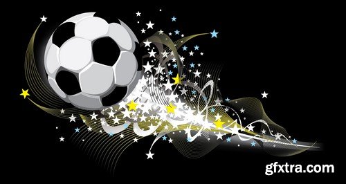 Stock Vectors - Football, soccer 3, 45xEPS