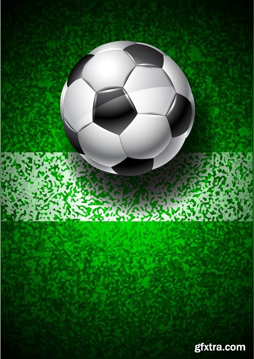 Stock Vectors - Football, soccer 3, 45xEPS