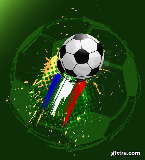 Stock Vectors - Football, soccer 3, 45xEPS