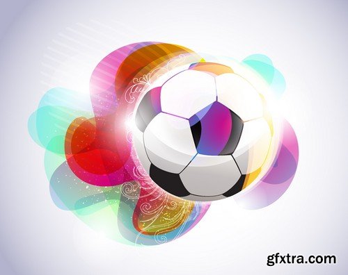 Stock Vectors - Football, soccer 3, 45xEPS