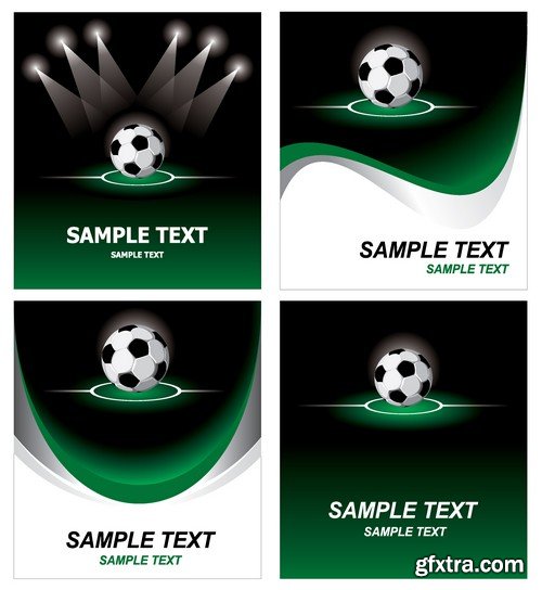 Stock Vectors - Football, soccer 3, 45xEPS