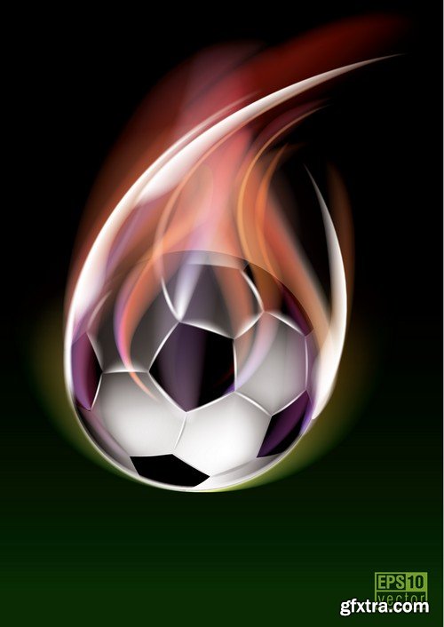 Stock Vectors - Football, soccer 3, 45xEPS