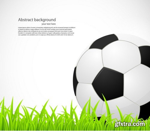 Stock Vectors - Football, soccer 5, 40xEPS