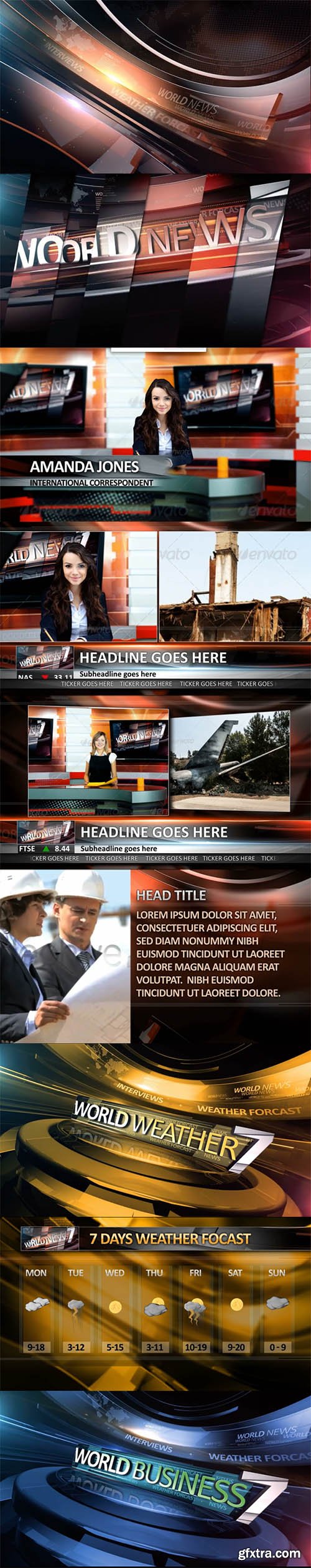 Videohive World News Broadcast Package 6232667