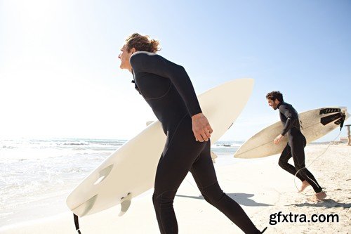 Stock Photos - Surfer, 25xJPG