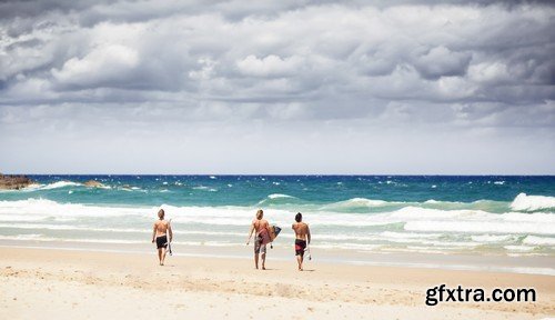 Stock Photos - Surfer, 25xJPG