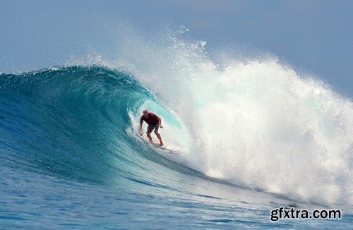 Stock Photos - Surfer, 25xJPG