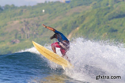 Stock Photos - Surfer, 25xJPG