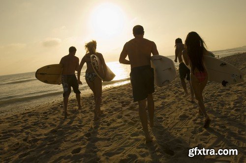 Stock Photos - Surfer, 25xJPG