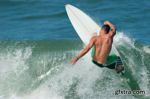 Stock Photos - Surfer, 25xJPG