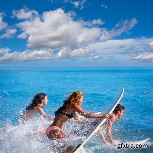 Stock Photos - Surfer, 25xJPG