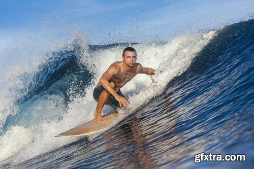 Stock Photos - Surfer, 25xJPG