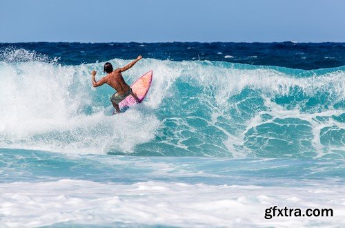 Stock Photos - Surfer, 25xJPG