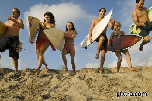 Stock Photos - Surfer, 25xJPG