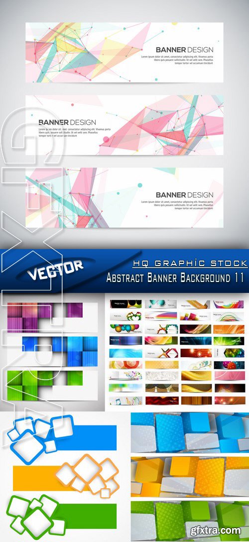 Stock Vector - Abstract Banner Background 11