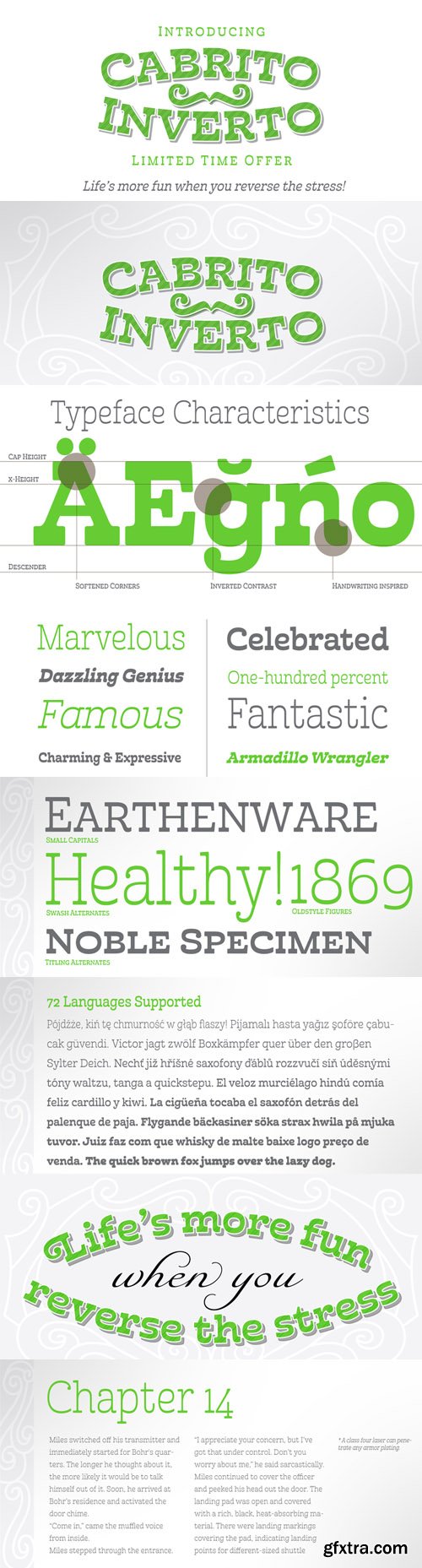 Cabrito Inverto - 5 Fonts for $120