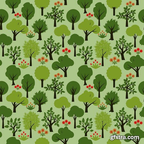 Stock Vectors - Tree 2, 25xEPS