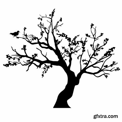 Stock Vectors - Tree 2, 25xEPS