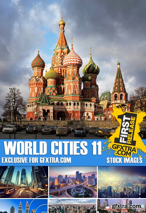 Stock Photos - World Cities 11, 25xJPG