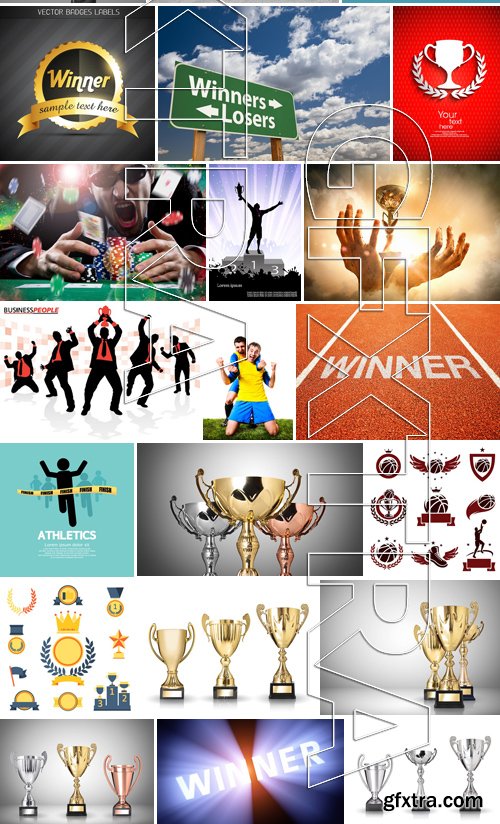 Stock Photos - Winner 2, 9xEPS 16xJPG