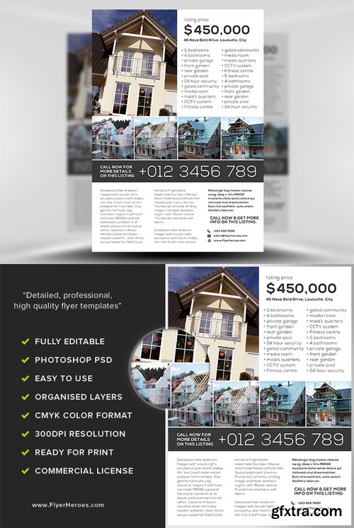 Simple Real Estate Flyer Template