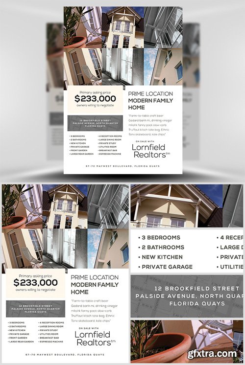 Lornfield Real Estate Flyer Template