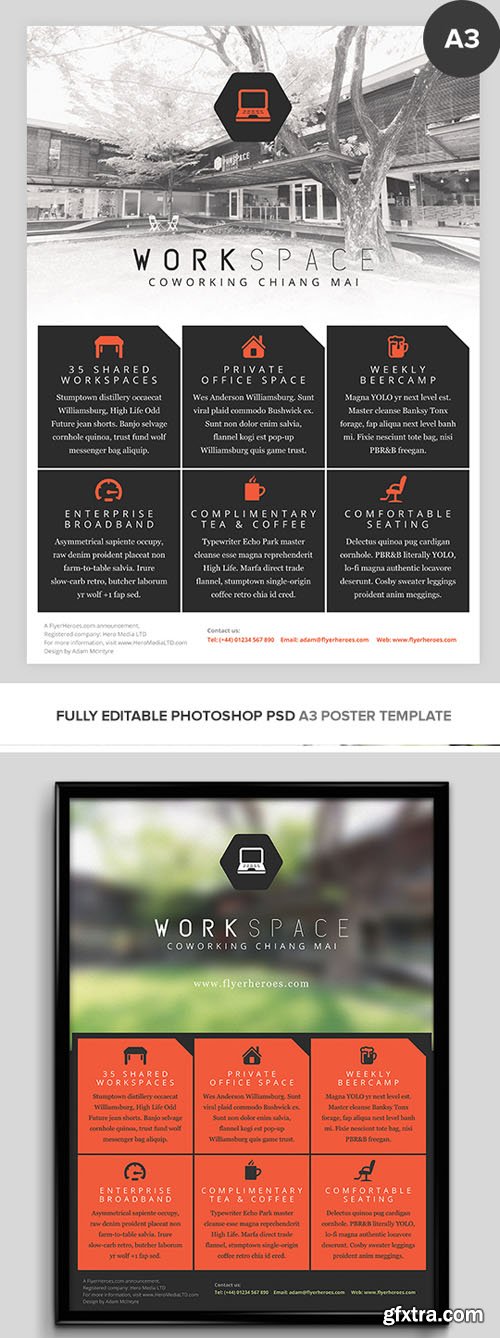 Multipurpose A3 Business Poster Template 3