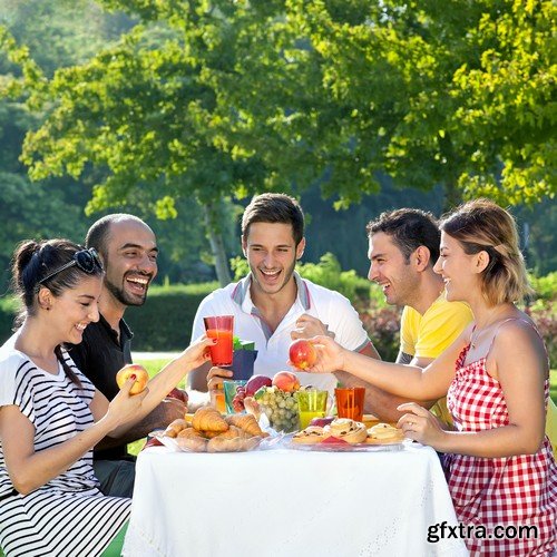 Stock Photos - Picnic, outing, family, 25xJPG