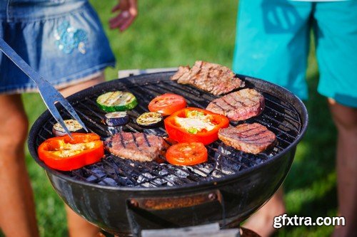 Stock Photos - Picnic, outing, family, 25xJPG