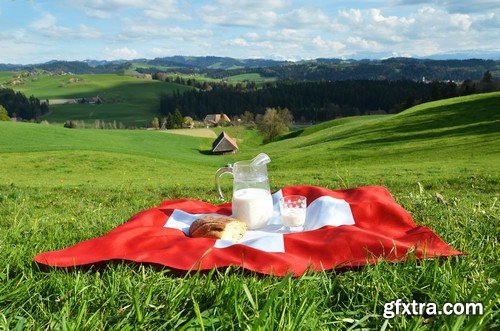 Stock Photos - Picnic, outing, family, 25xJPG