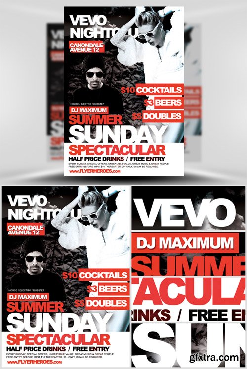 Summer Sundays Flyer Template