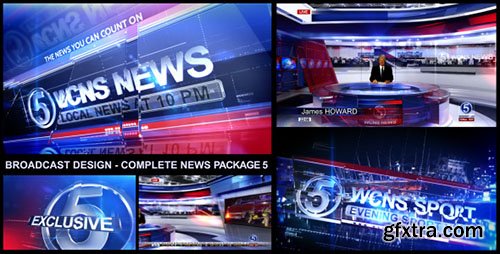 Videohive - Broadcast Design - Complete News Package 5 6058779