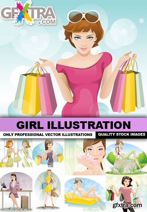 Girl Illustration - 25 Vector