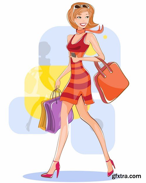 Girl Illustration - 25 Vector