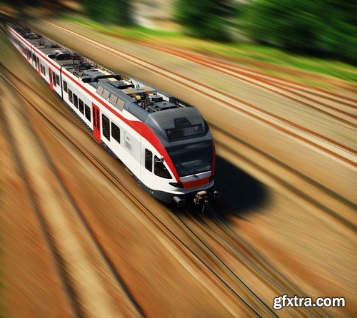 Stock Photos - Train 2, 25xJPG