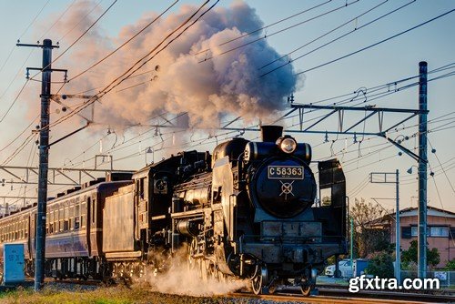 Stock Photos - Train 2, 25xJPG