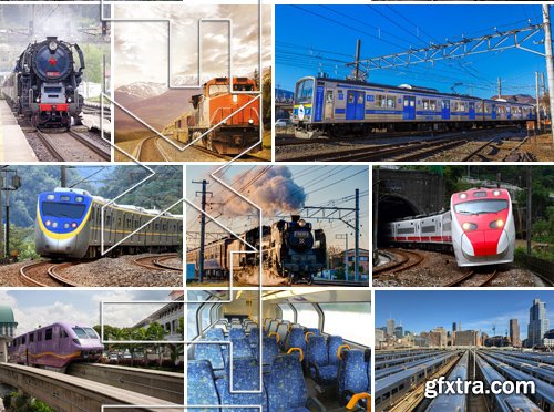 Stock Photos - Train 2, 25xJPG