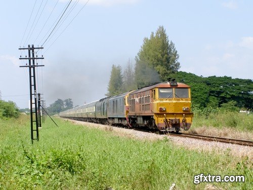 Stock Photos - Train 2, 25xJPG