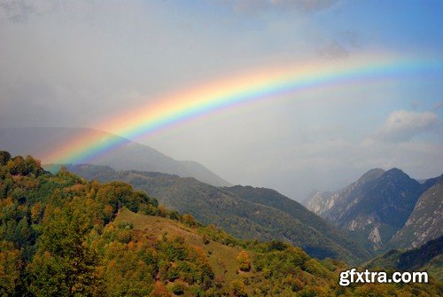 Stock Photos - Rainbow, 25xJPG