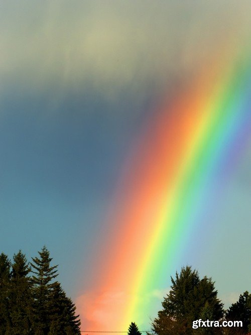 Stock Photos - Rainbow, 25xJPG