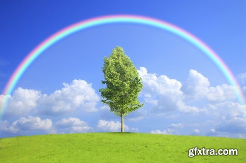 Stock Photos - Rainbow, 25xJPG