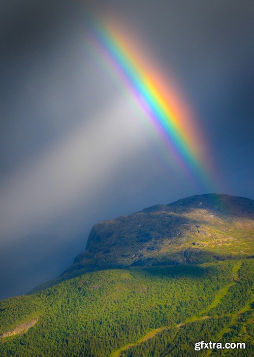 Stock Photos - Rainbow, 25xJPG