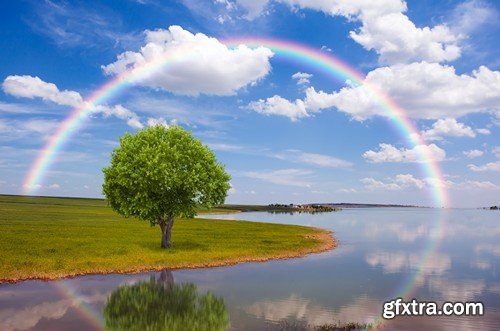 Stock Photos - Rainbow, 25xJPG