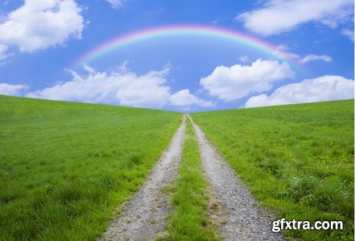 Stock Photos - Rainbow, 25xJPG