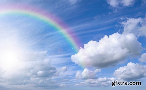 Stock Photos - Rainbow, 25xJPG