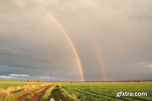 Stock Photos - Rainbow, 25xJPG