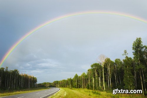 Stock Photos - Rainbow, 25xJPG