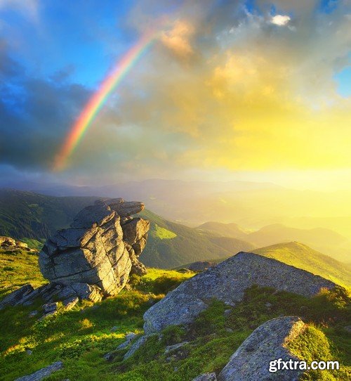 Stock Photos - Rainbow, 25xJPG